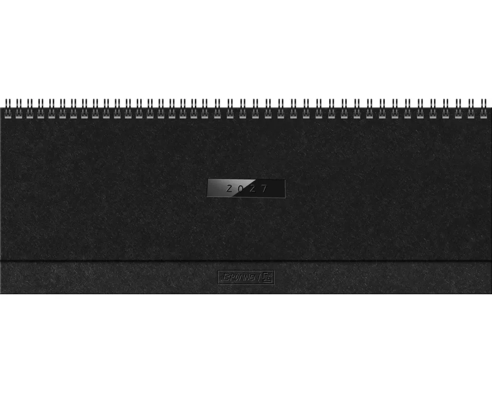 BRUNNEN 1077405907 Querterminbuch Mod. 774 2027 "Suburb Streets" 326×102 mm, Karton