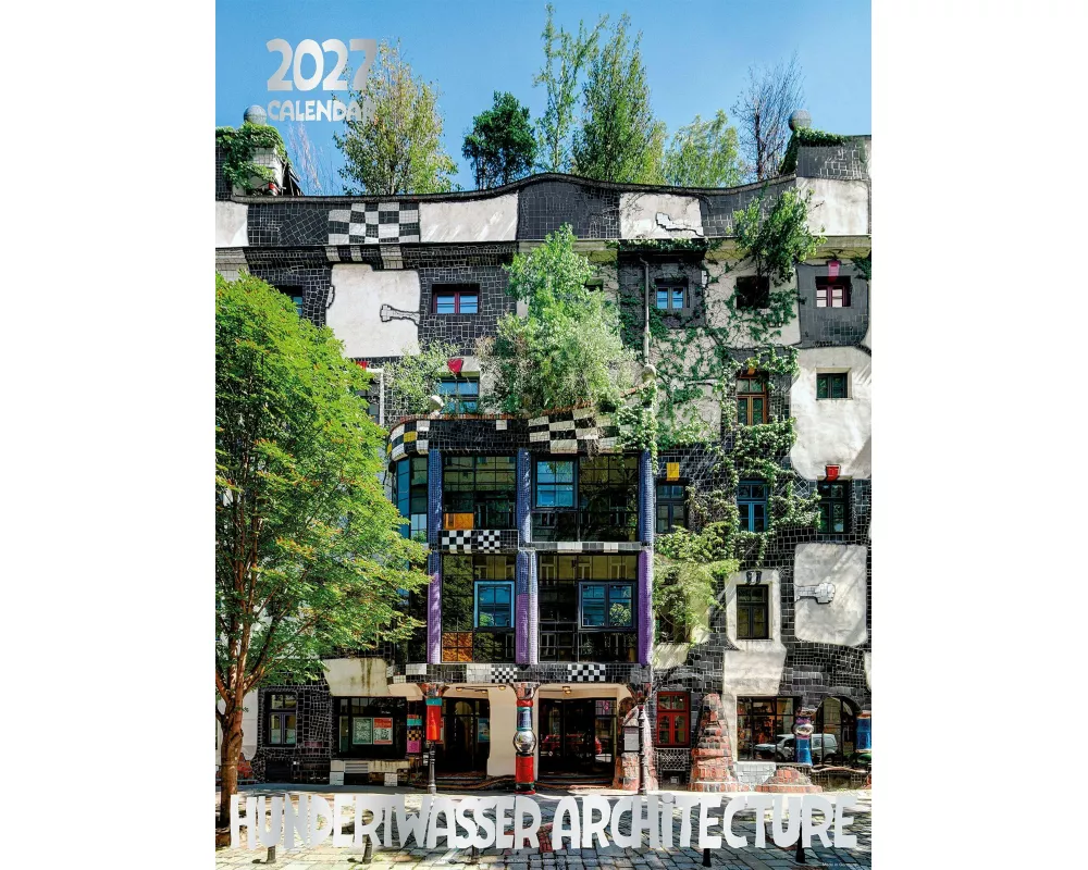 Großer Hundertwasser Architektur Kalender 2027