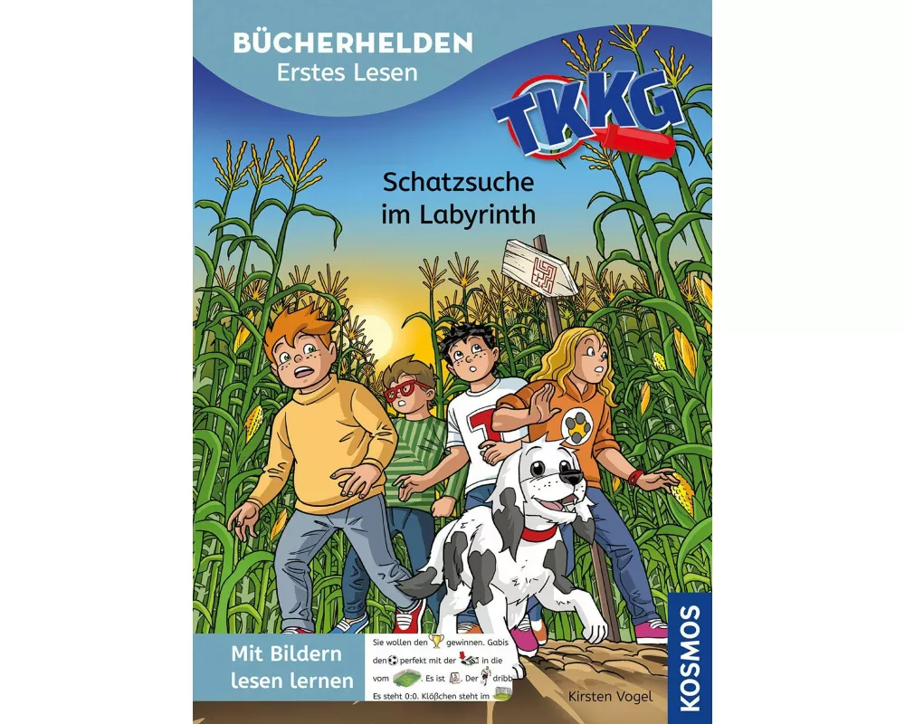 TKKG Junior, Bücherhelden, Erstes Lesen, Schatzsuche im Labyrinth
