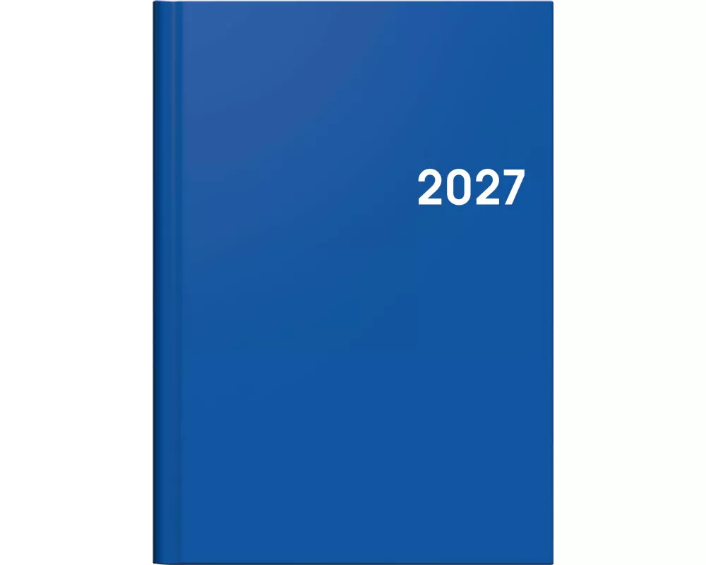 BRUNNEN 1079661037 Buchkalender Mod. 796 2027 A5, Kunststoff, blau