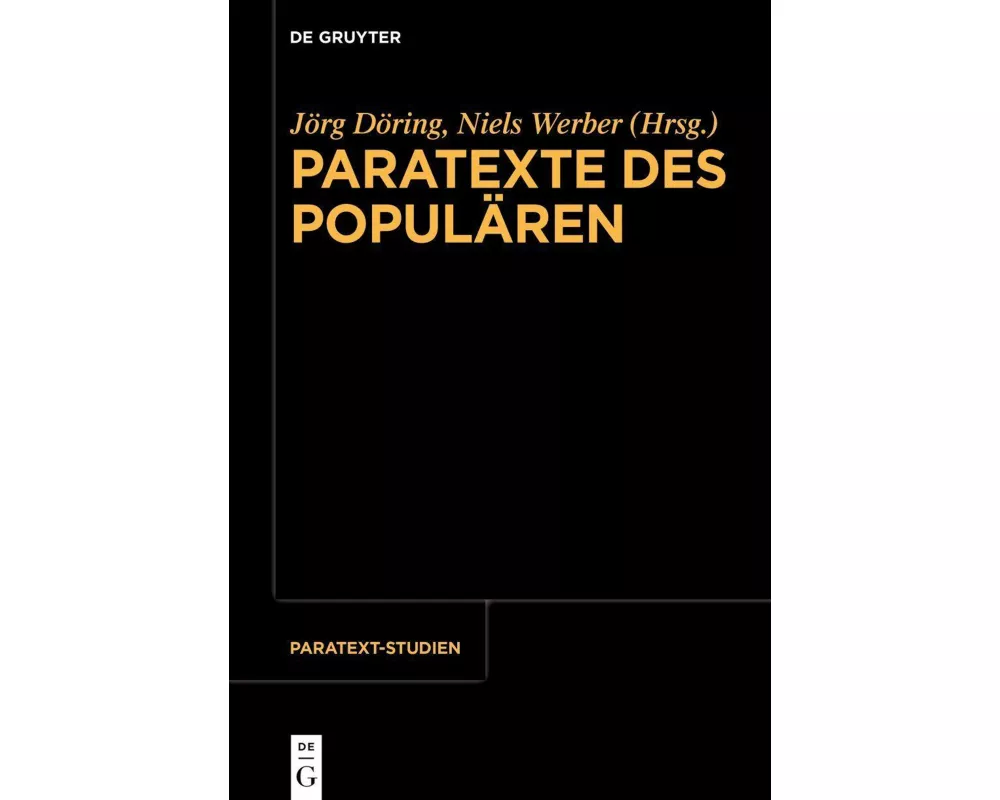 Paratexte des Populären