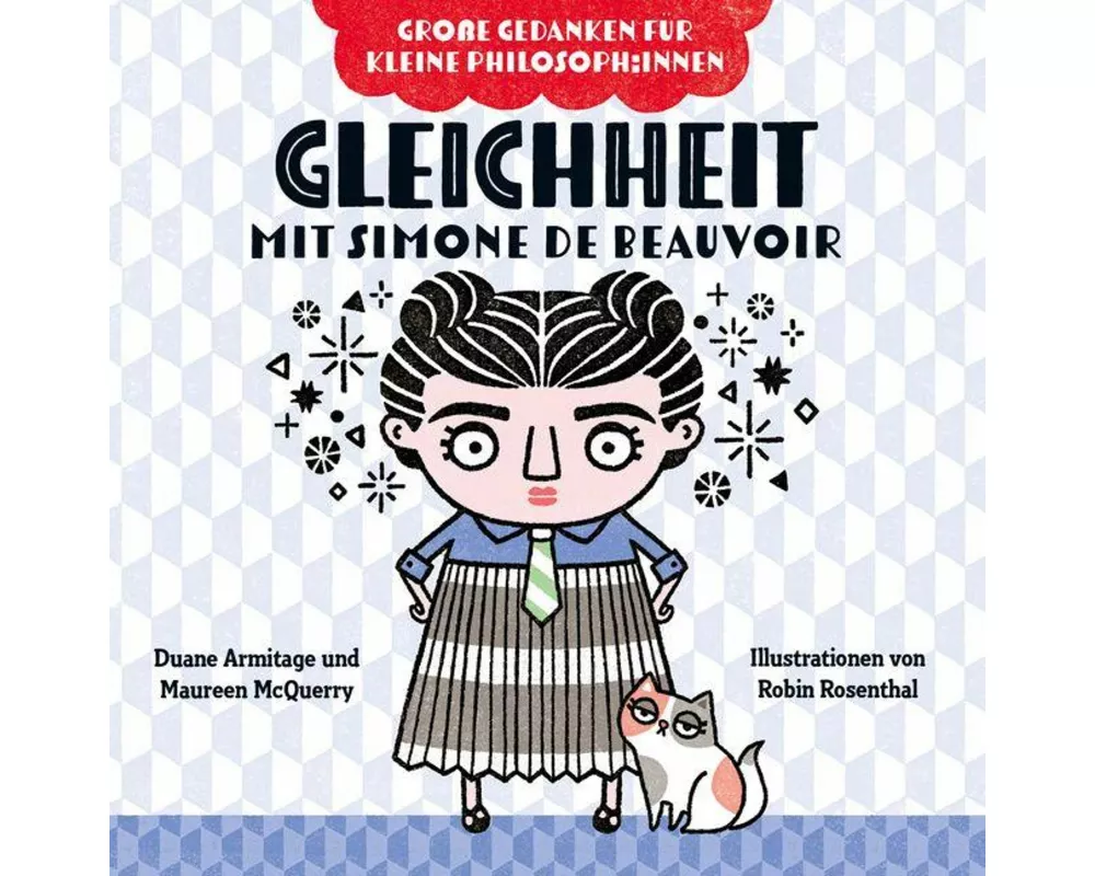 Gleichheit mit Simone de Beauvoir. Bilderbuch