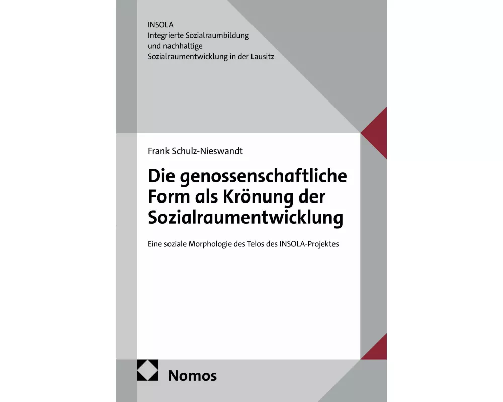 Die genossenschaftliche Form als Krönung der Sozialraumentwicklung