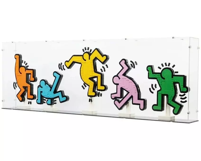 iDisplayit Acryl-Display für Keith Haring Tanzende Figuren 31216