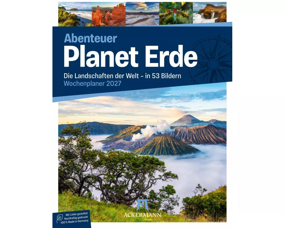 Planet Erde Wochenplaner Kalender 2027 | Landschaften der Welt