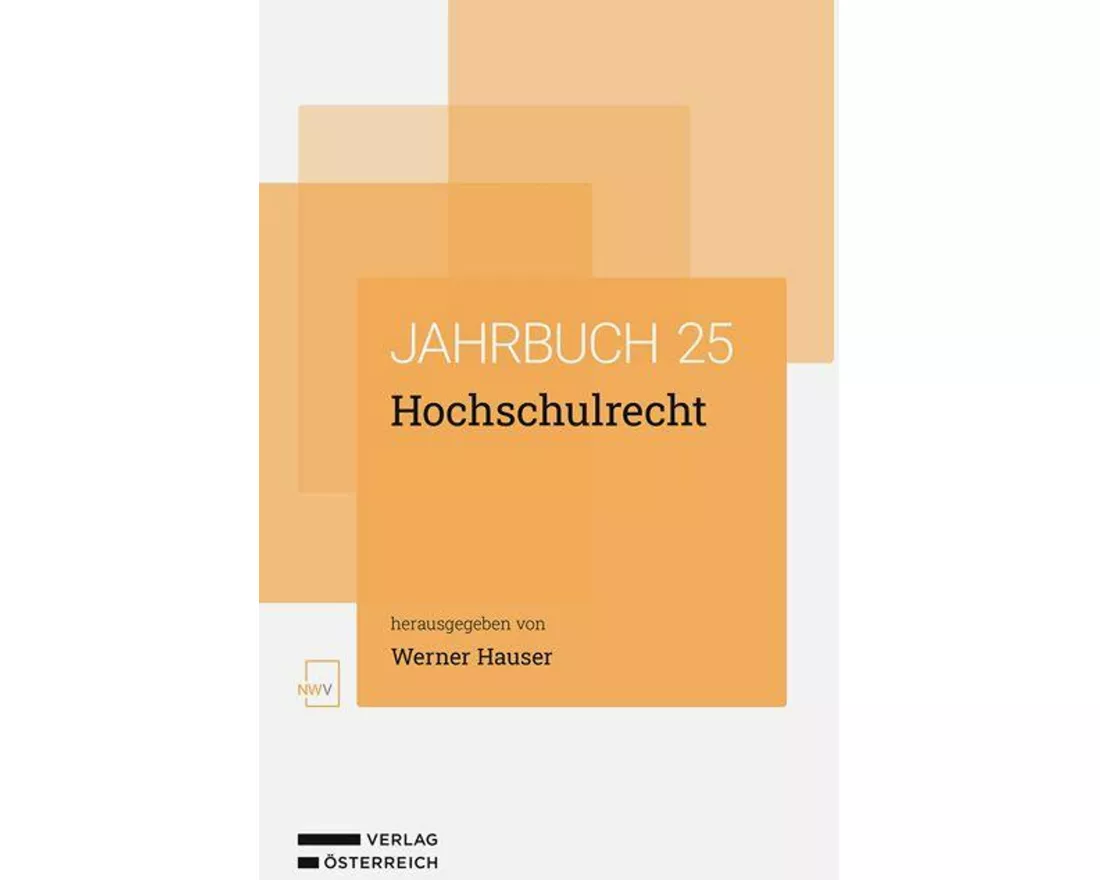 Hochschulrecht - Jahrbuch 2025