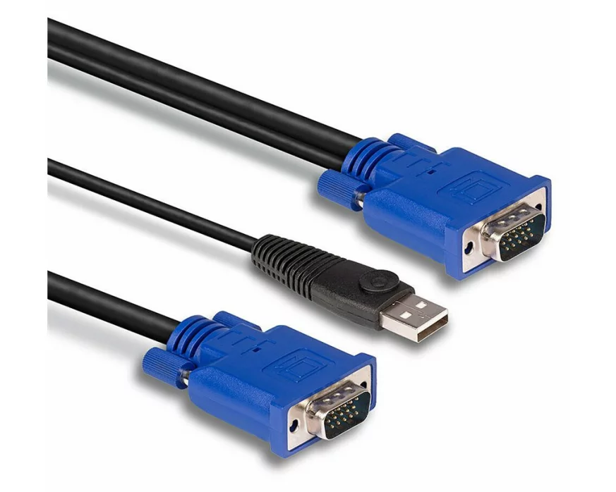 LINDY 1m Combined KVM & USB Cable