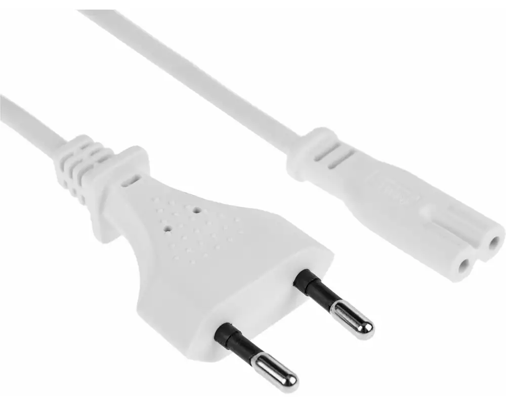 FURBER.power Netzkabel C7-T26 1.8 m Weiss