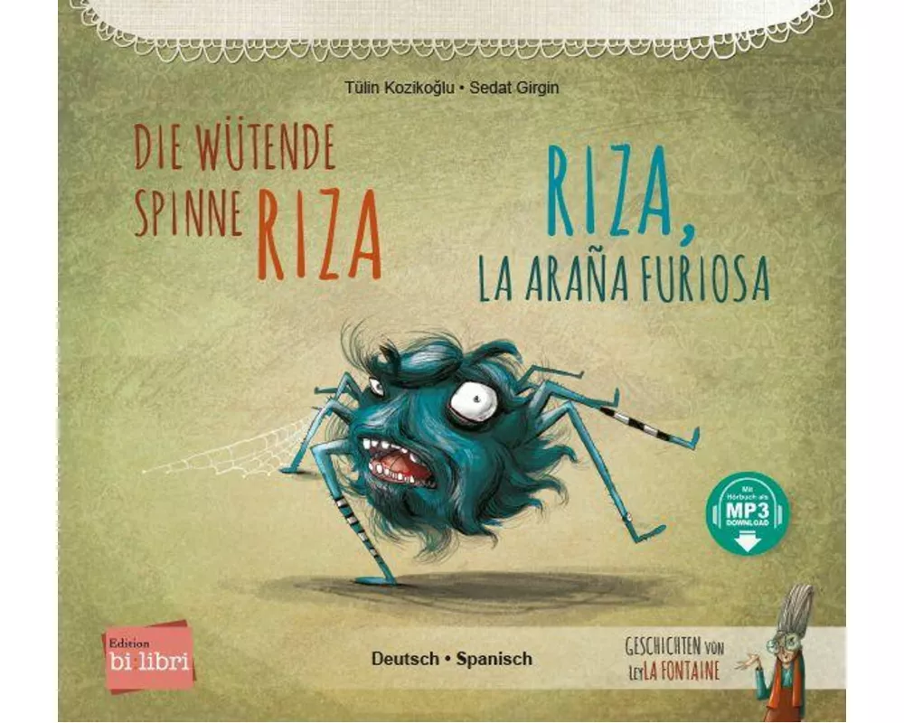 Die wütende Spinne Riza (Deutsch-Spanisch)