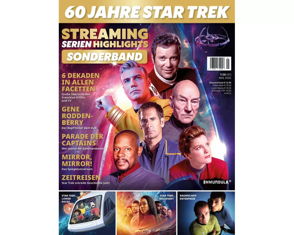 STREAMING SERIEN HIGHLIGHTS. Sonderband: 60 Jahre STAR TREK