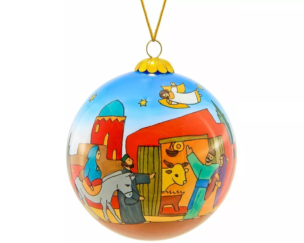 Christbaumkugel 'Herbergssuche'