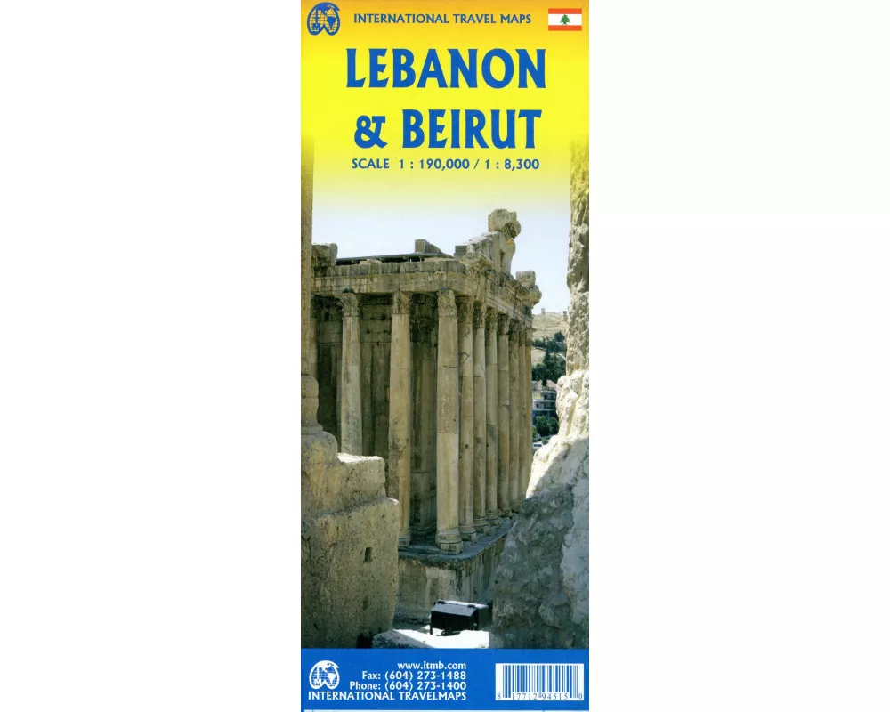 ITM Map Lebanon - Beirut 1:190000