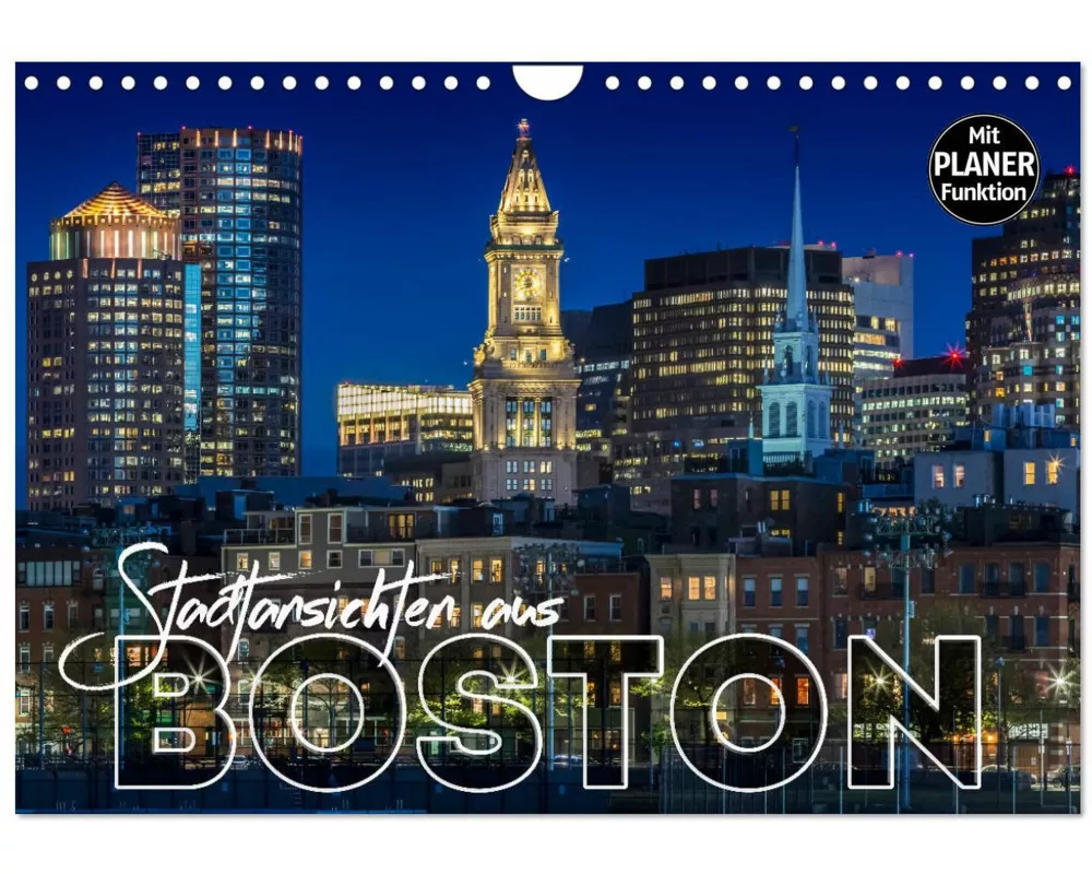 Stadtansichten aus Boston (Wandkalender 2026 DIN A4 quer), CALVENDO Monatskalender