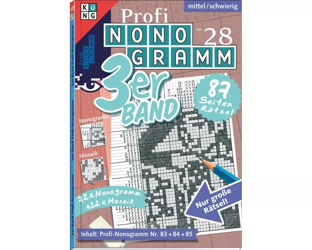 Profi-Nonogramm 3er-Band Nr. 28