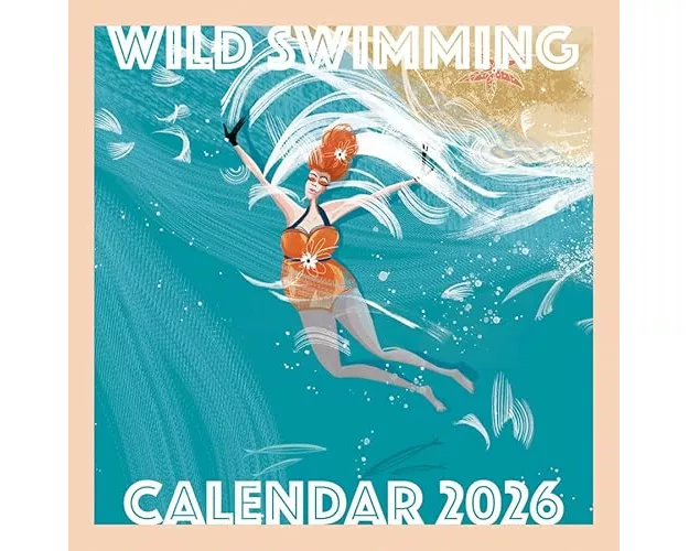 Wild Swimming Square Wall Calendar 2026