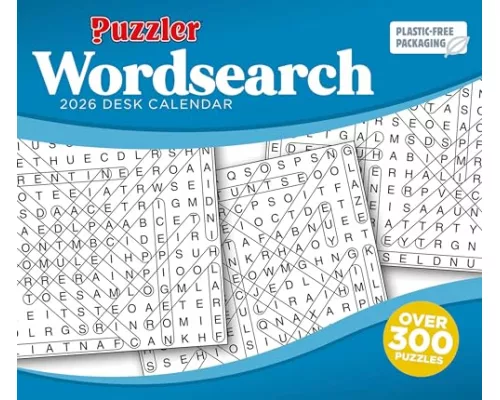 Word Search Puzzler Box Calendar 2026