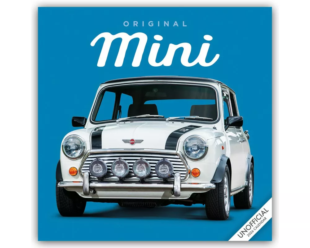 Original Mini - Autos 2026 - Wand-Kalender