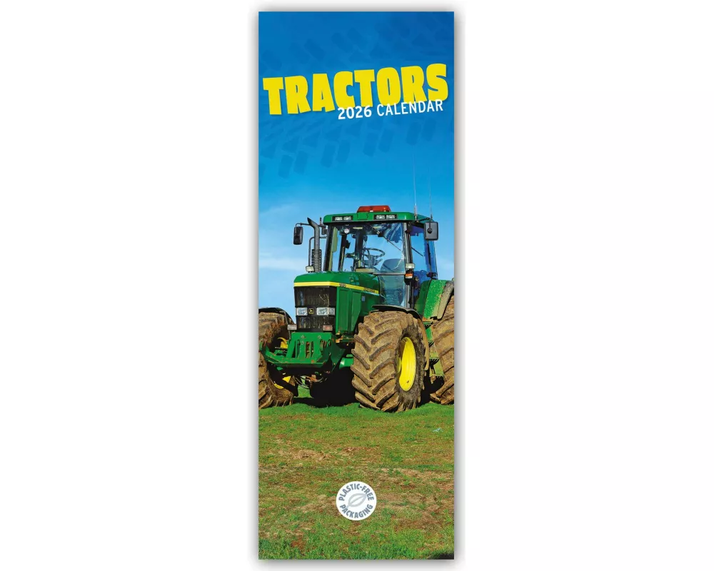 Tractors - Traktoren 2026 - Slimline-Kalender