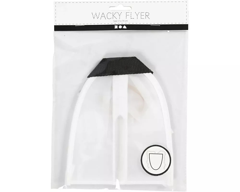 Creativ Company Drachen Nylon, 1 Stück, Weiss