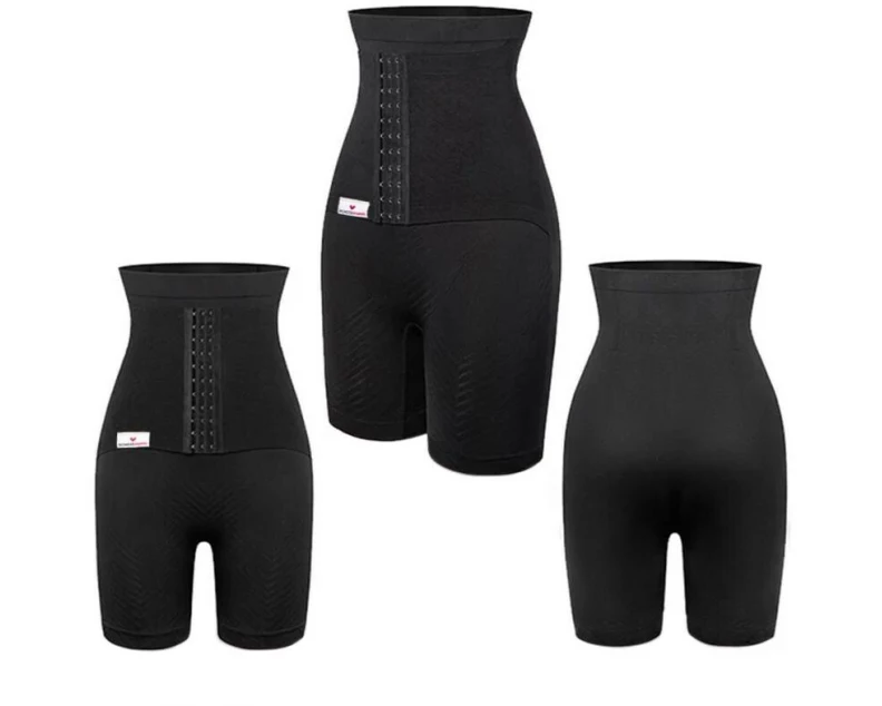 WonderMom Postpartum Belly Binder Shorts Gr. L, Schwarz