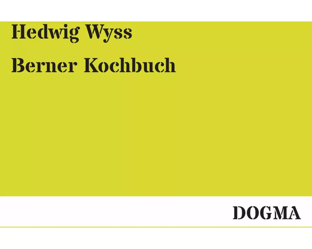 Berner Kochbuch
