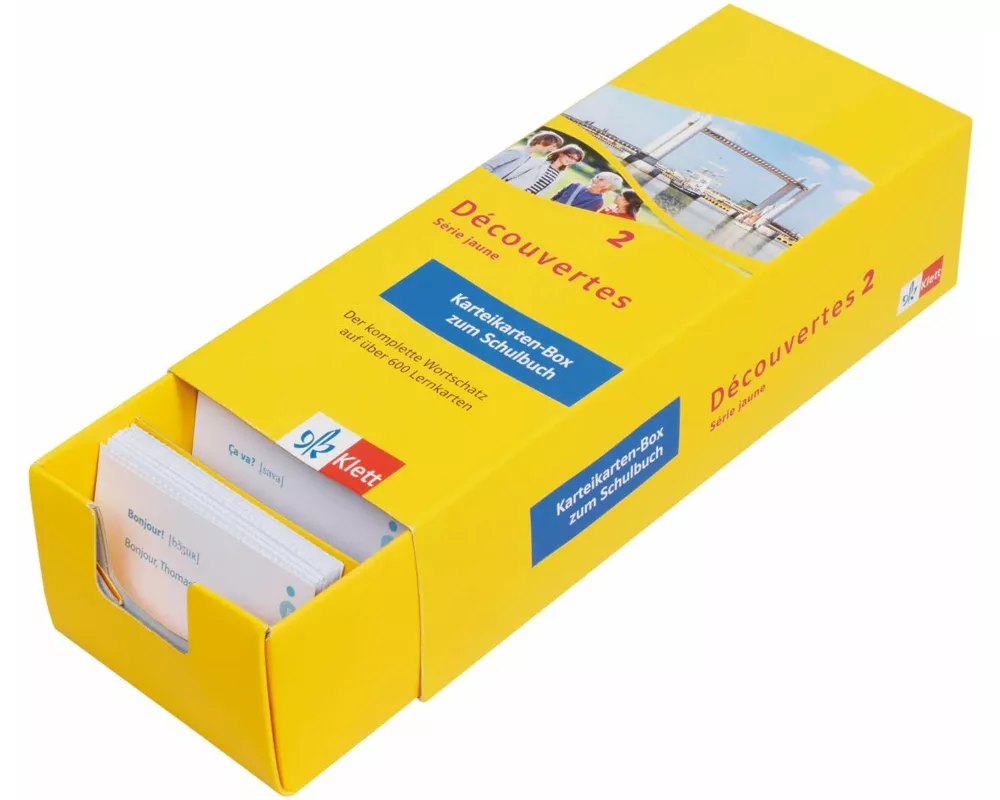 Découvertes Série jaune 2 . Vokabel-Lernbox zum Schulbuch