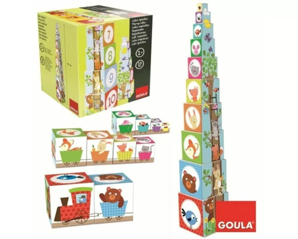 Goula Stapelturm Tiere