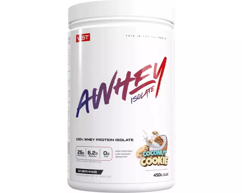 VAST Pulver AWhey Isolate Dose: 450g, Coconut Cookie
