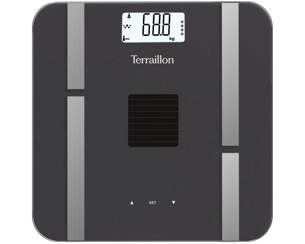 Terraillon Analysenwaage Sun Power Fit Grau; Schwarz