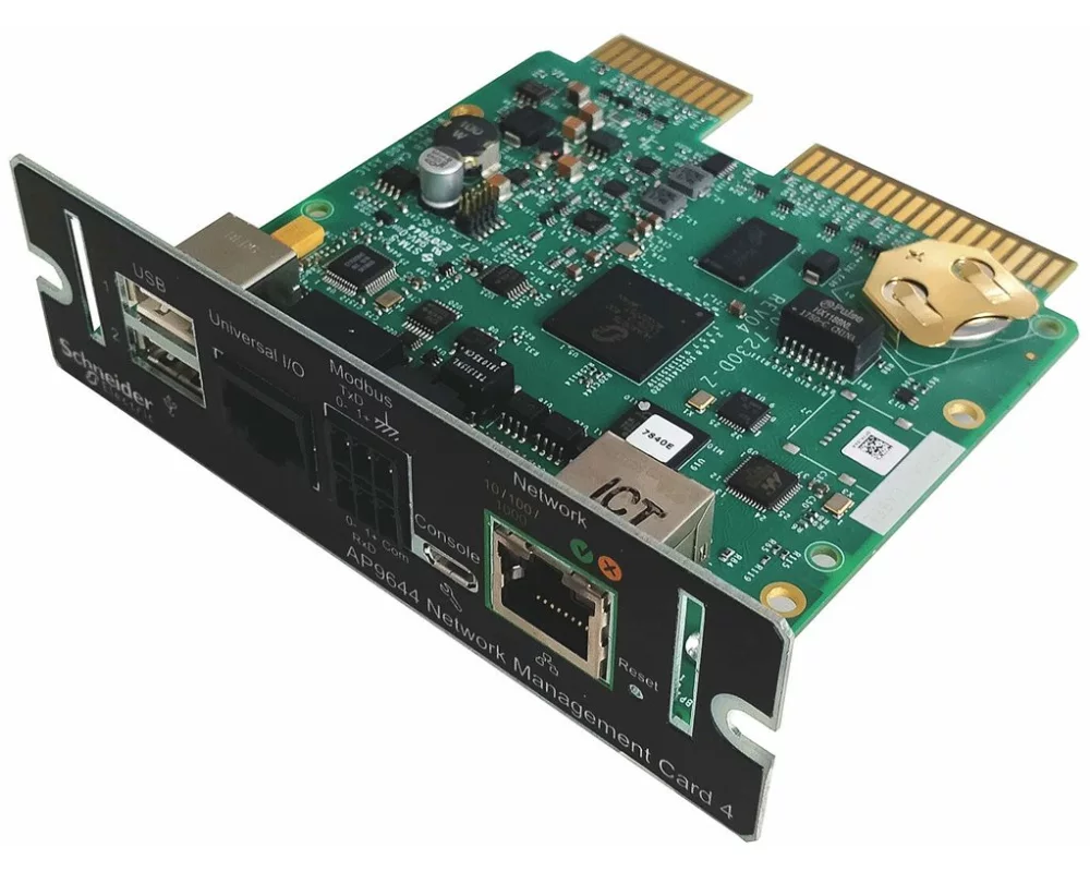APC Network Management Card LCES2, with Modbus Ethernet, and Aux Sensors