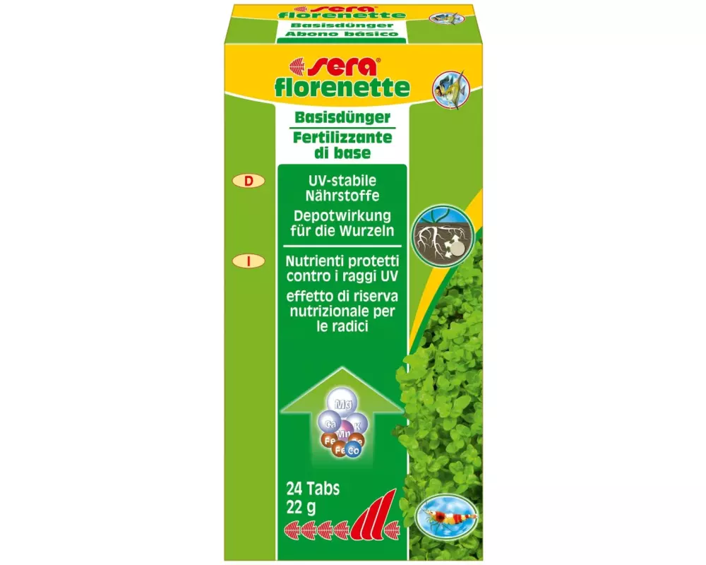 sera Pflanzendünger florenette, 24 Tabs