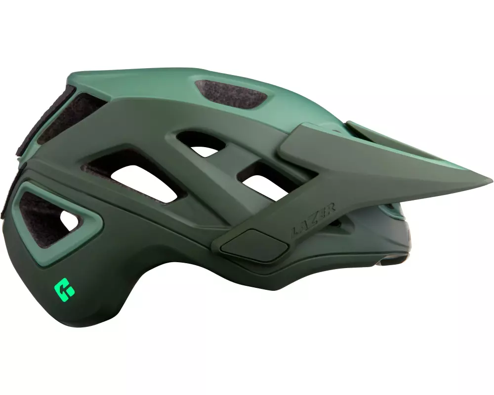 Lazer Helm Jackal KinetiCore Matte Dark Green, L