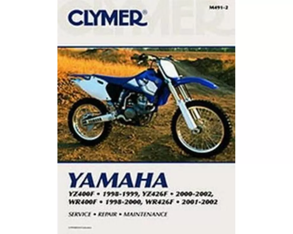 Yamaha YZ400F, YZ426F, WR400F & WR426F Motorcycle (1998-2002) Service Repair Manual