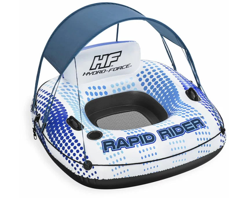 Hydro-Force Schwimmring Rapig Rider mit Sonnenschutzdach 123cm