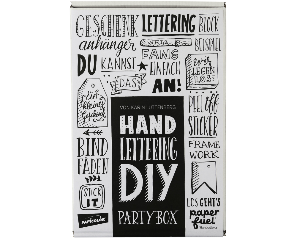 MAREIN Handlettering-Partybox 890050 23-teilig