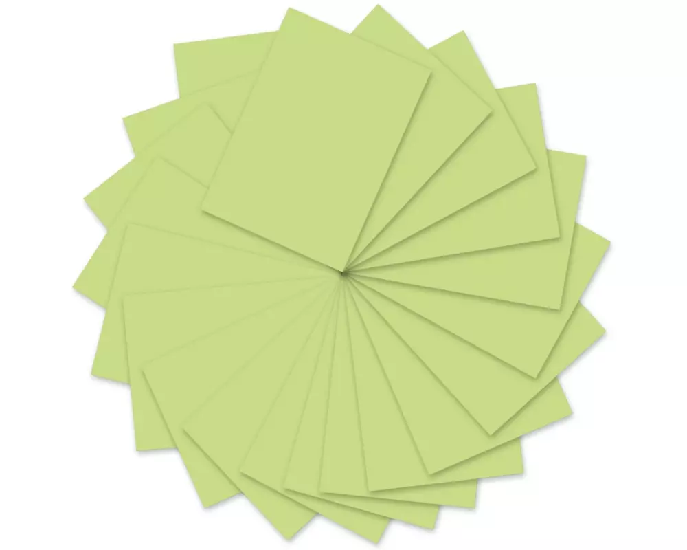 URSUS Tonzeichenpapier A4, 130 g/m², 100 Blatt, Apfelgrün