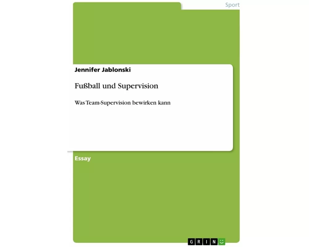 Fußball und Supervision