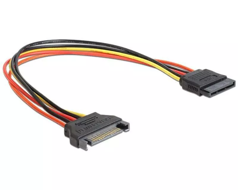 Delock Stromverlängerungskabel SATA 30 cm