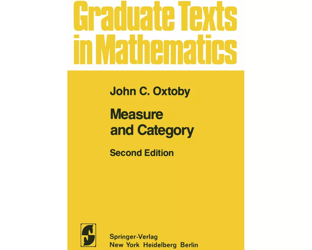 Measure and Category