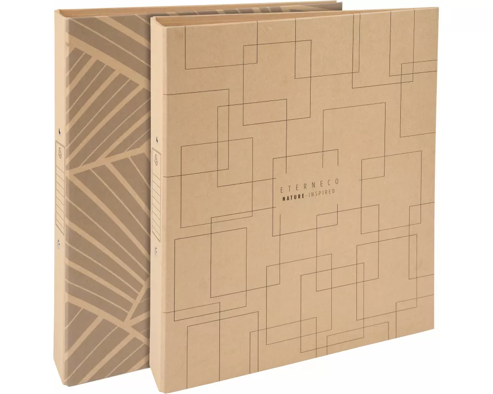 EXACOMPTA Ringbuch Eterneco A4 54947E braun, ass., 2-Ring 4.2cm