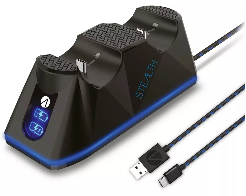 Stealth-Gaming Ladestation SP-C100 V Twin + Charge Cable