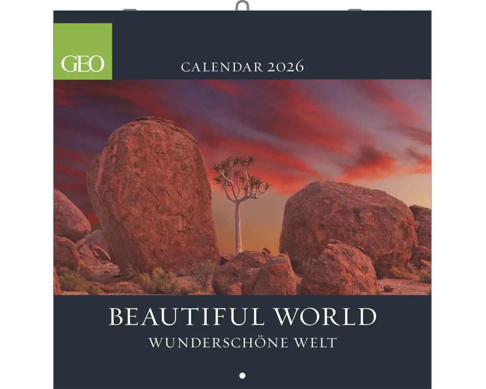 GEO Bildkalender 2026 580421 GEO Beautiful World 30x30cm