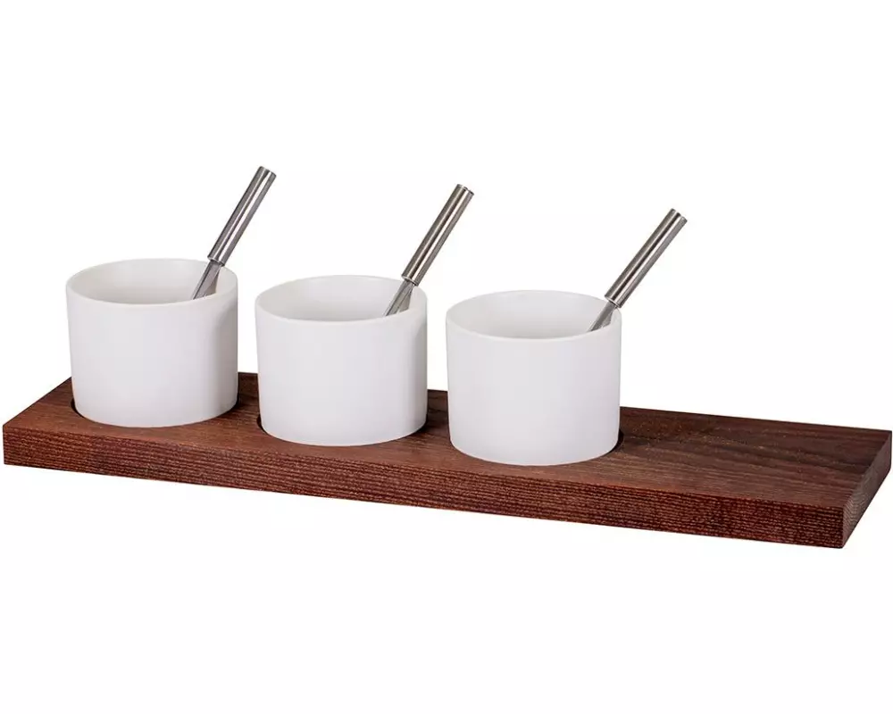 Kadastar Snackschale Trio klein Dunkelbraun