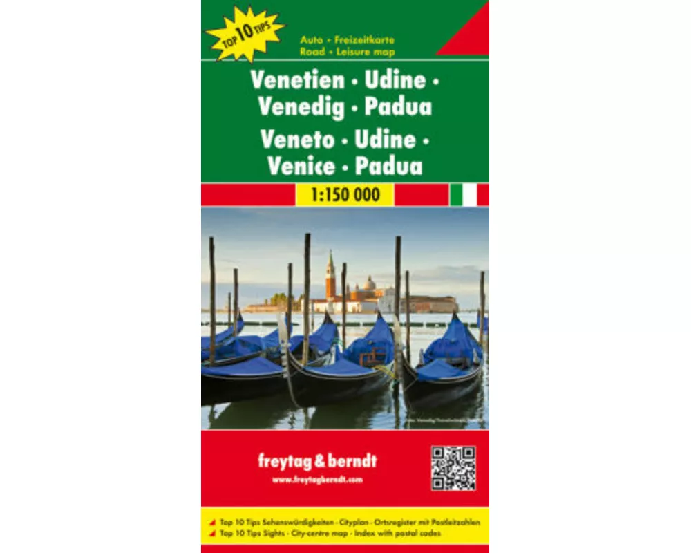 freytag & berndt Straßenkarte Venetien - Udine - Venedig - Padua 1:150.000
