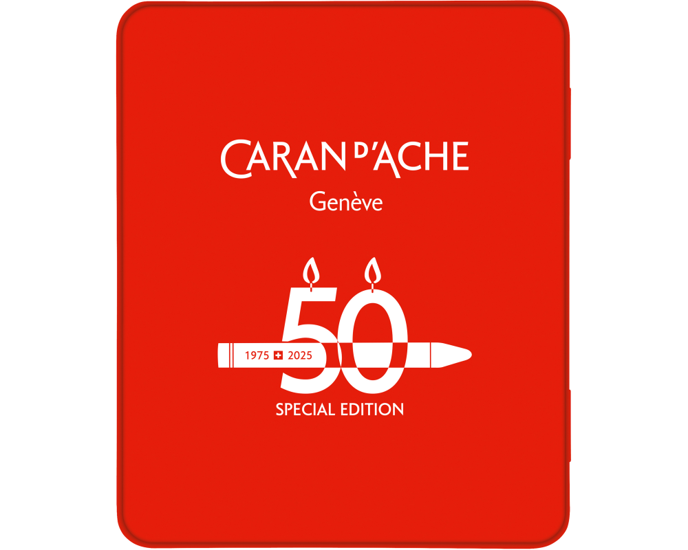 CARAN D'ACHE Wachsmalkreide Neocolor II 7500.919 50 Jahre dunkel 10 Stück