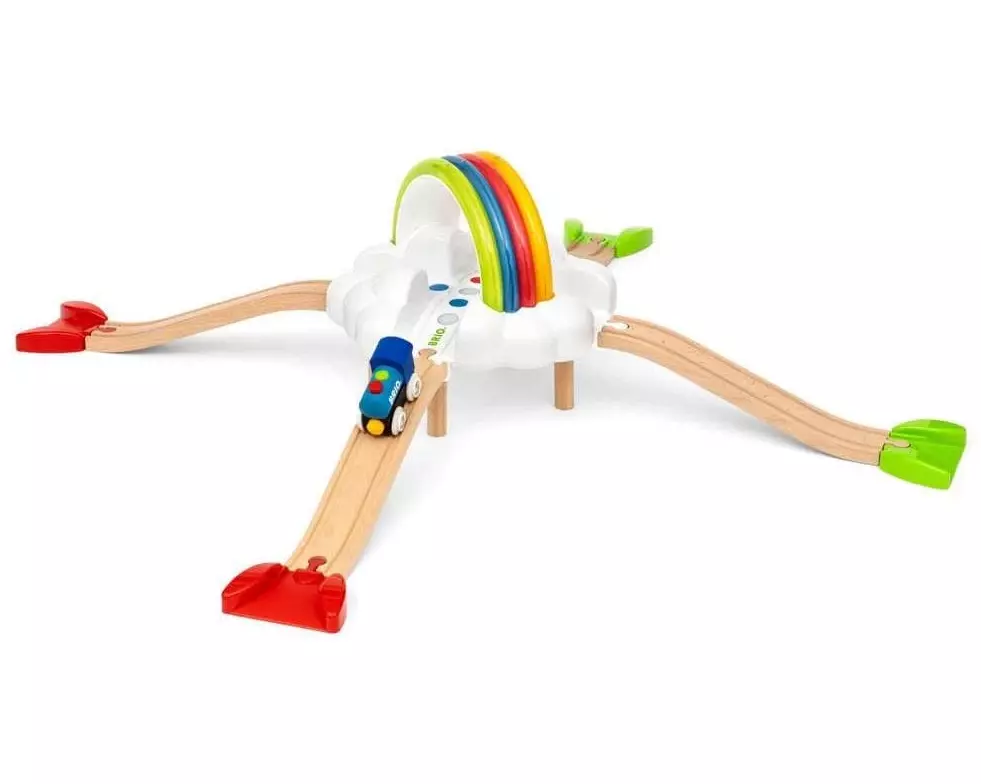 BRIO Eisenbahn Light Up Rainbow Set