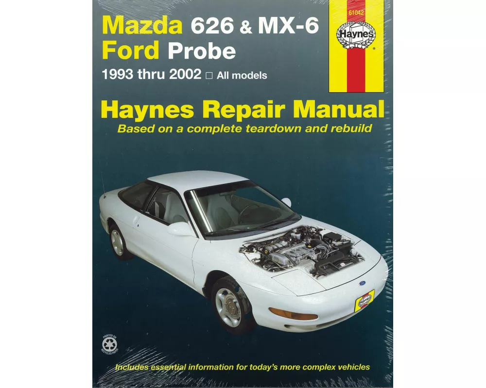 Mazda 626, MX-6 & Ford Probe covering Mazda 626 (93-02), Mazda MX-6 & Ford Probe (93-97) Haynes Repair Manual (USA)