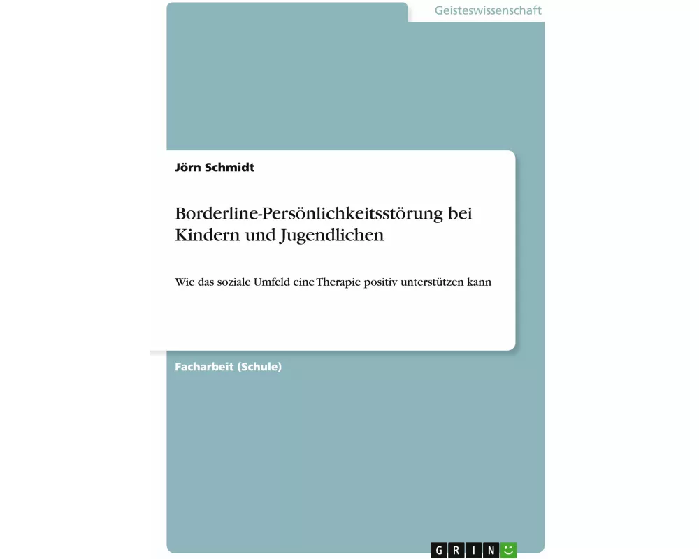 Borderline-Persnlichkeitsstrung bei Kindern und Jugendlichen