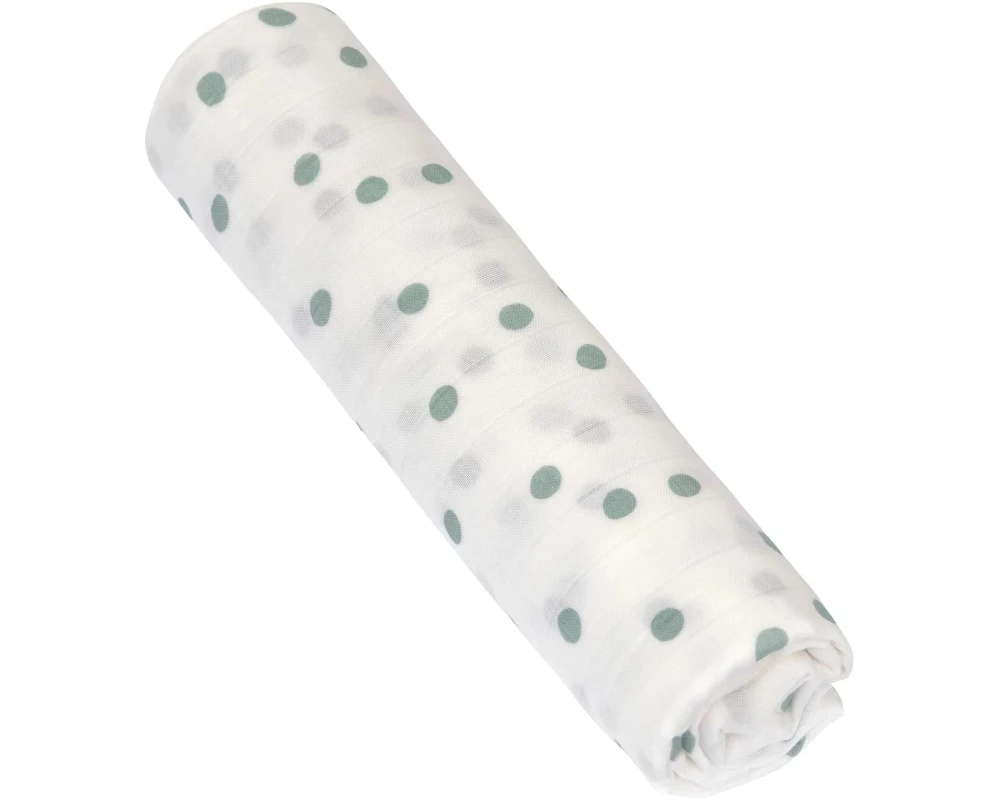 Lässig Mulltuch Tiny Team XL 120 cm x 120 cm, Grün