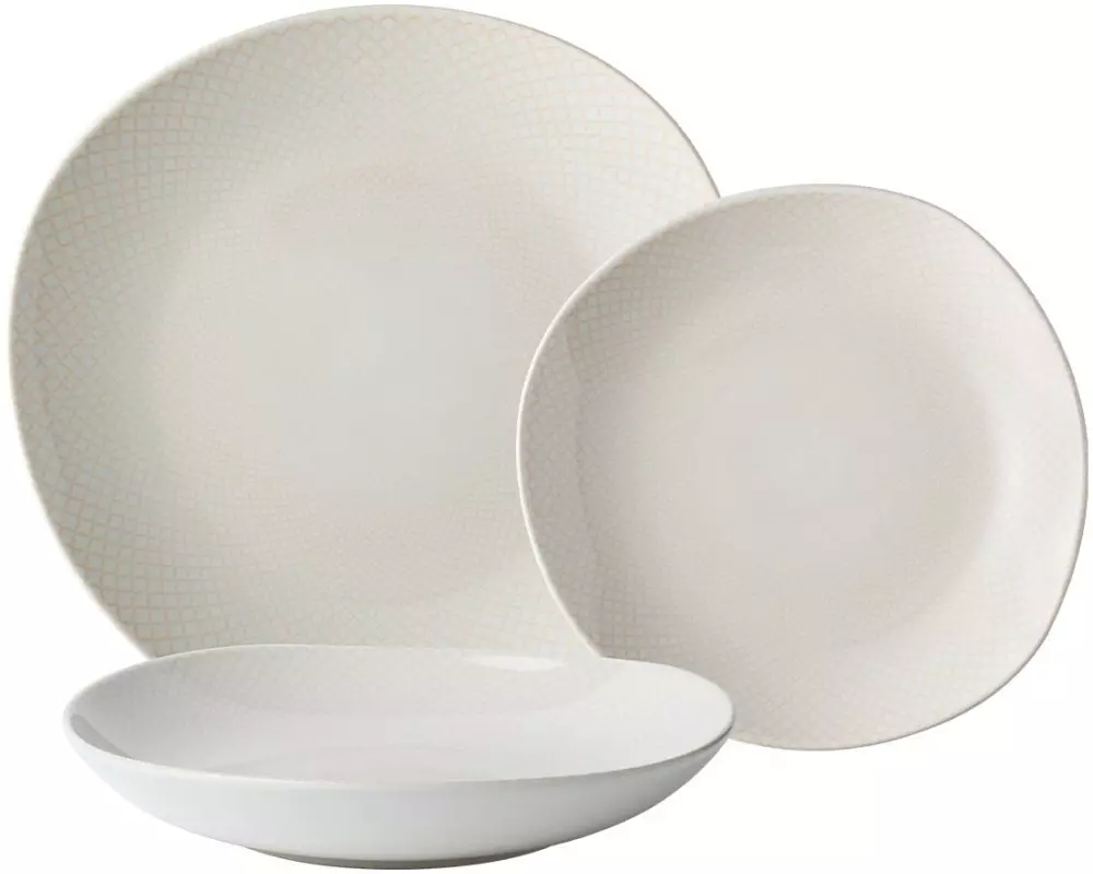 Lunasol Speise-Service Elements North Organic Structure 12-tlg.